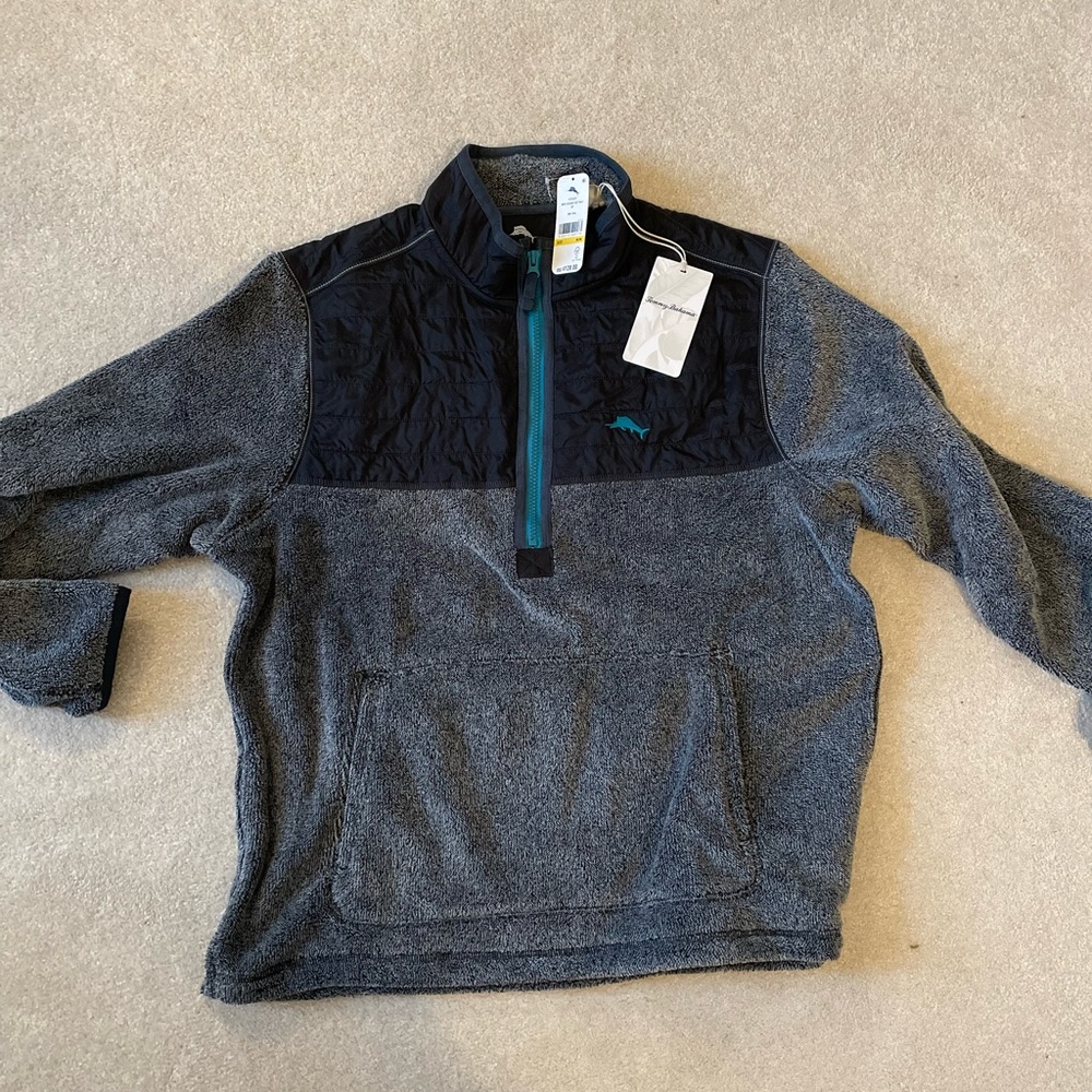 NWT Tommy Bahama half zip fleece